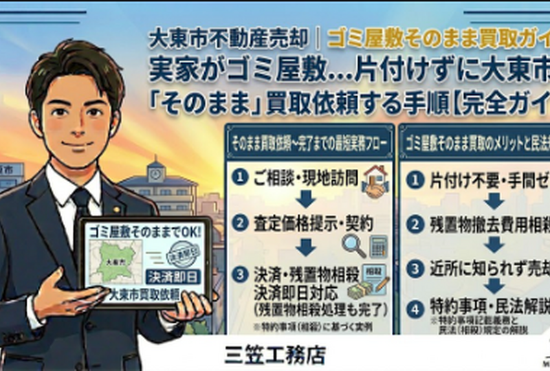 画像20199：実家がゴミ屋敷…片付けずに大東市で「そのまま」買取依頼する手順